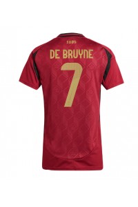 Fotbalové Dres Belgie Kevin De Bruyne #7 Dámské Domácí Oblečení ME 2024 Krátký Rukáv